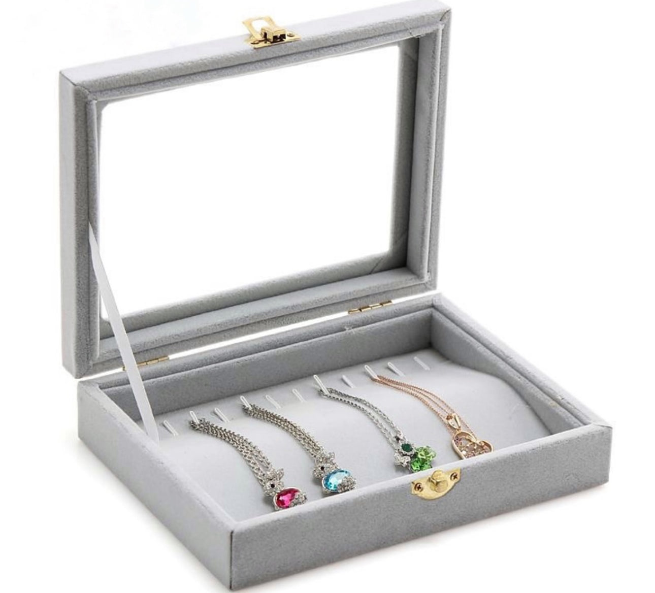 Necklace organizer box