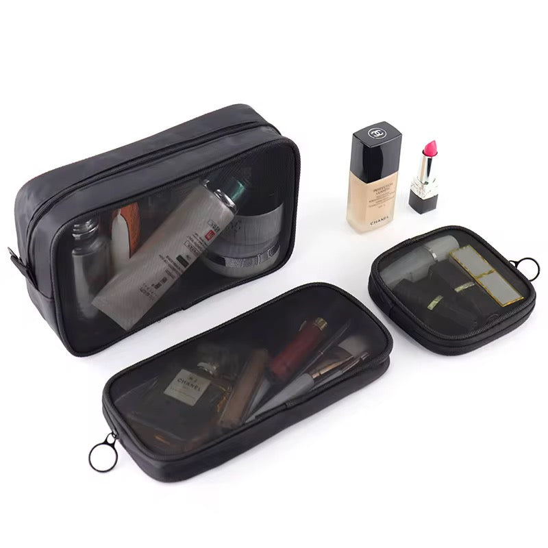 3 piece set makeup storage bags