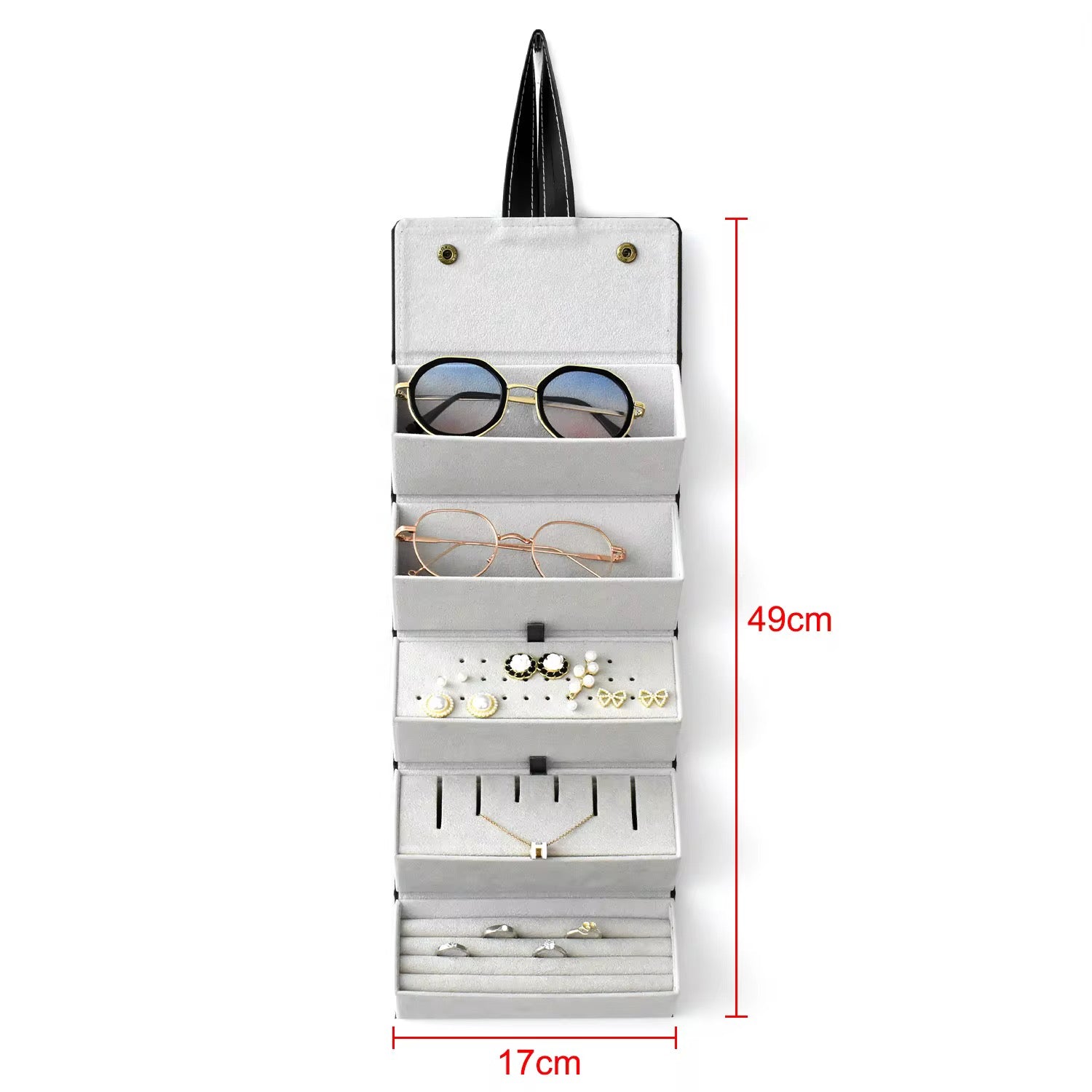 Sunglasses organizers 5 piece capacity