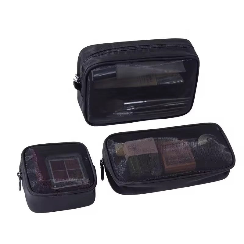 3 piece set makeup storage bags